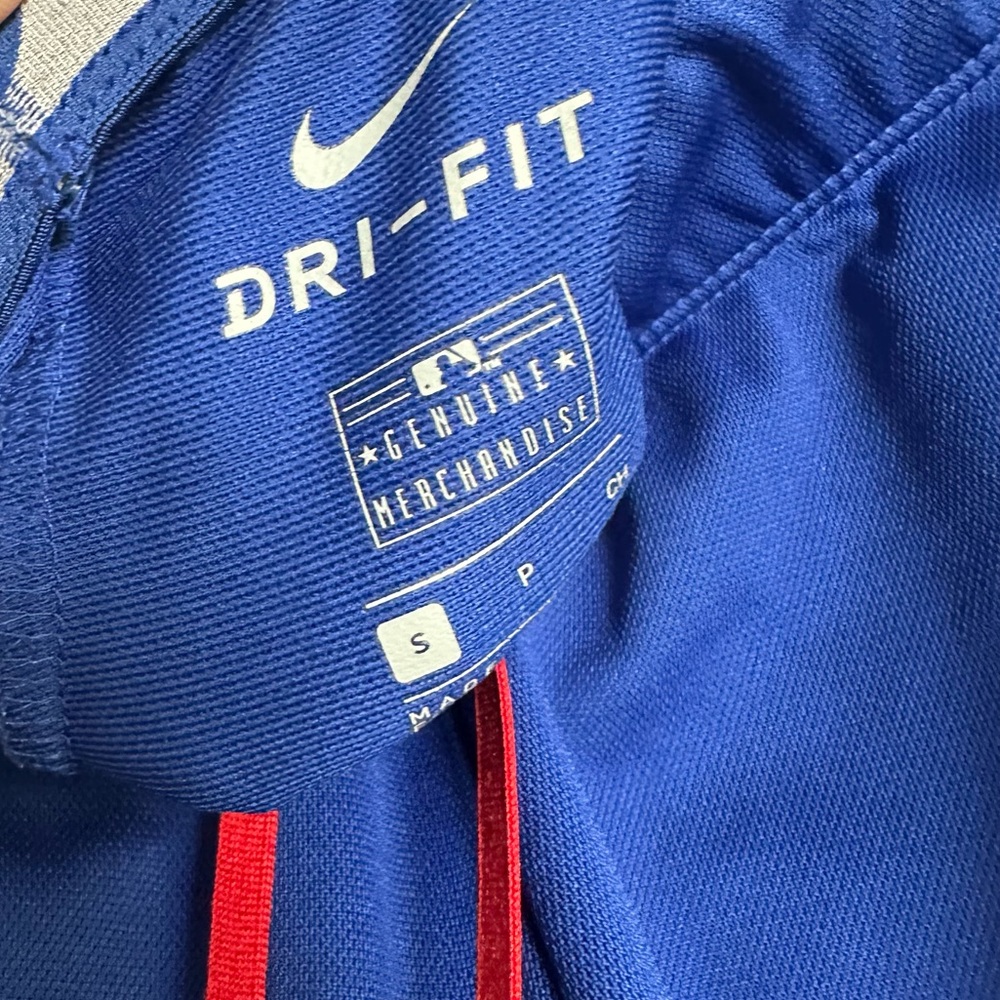 Nike Royal Blue dry fit Texas Rangers Athletic Shorts size relaxed small - Picture 3 of 5